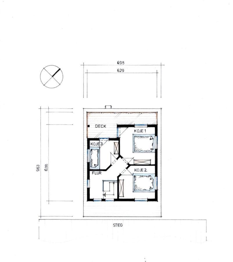 4 Sterne Dtv Floating House Otel Kröslin Dış mekan fotoğraf